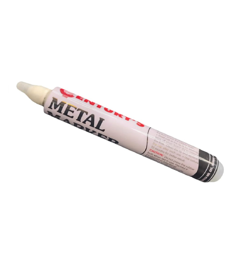 Marcador Para Metal 3Mm Color Blanco Con Bomba Soporta Alta Temp. Ip65 Ref. 138706 Nusac Century´S