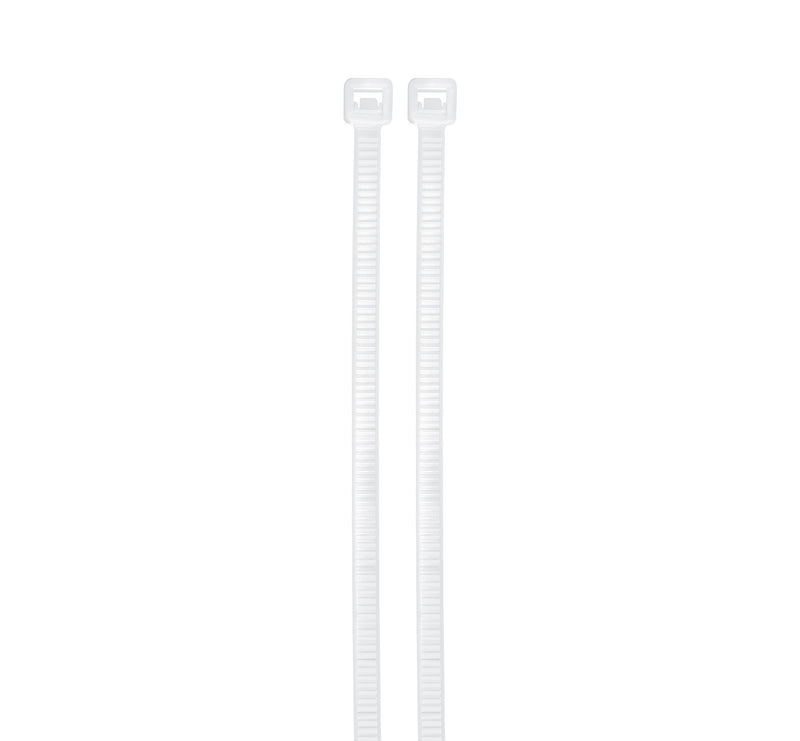 Amarra Cable / Tirrap De Nylon 100 Mm X 3.5 Mm Color Blanco 50 Pzas Ref. Fu0260 Marca Fulgore
