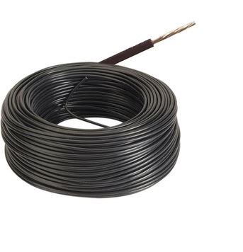Cable Thhw Nro. 1/0 90°C 100% Cobre Color Negro Por Metro Marca Cablesca