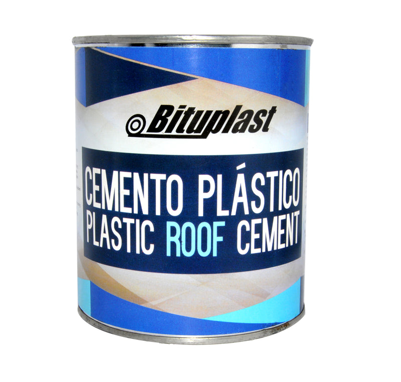 Cemento Plastico De 1/4 De Gl Cod. 28137 Envase Metalico Marca Bituplast
