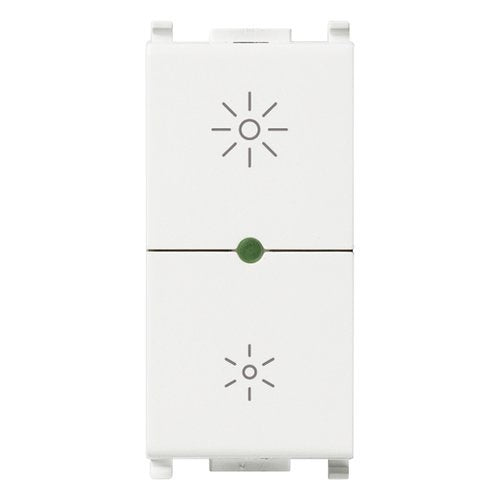 Dimmer Electronico Touch 40-400W / 3-200W Ref. 14135.1.120 Serie Plana Marca Vimar