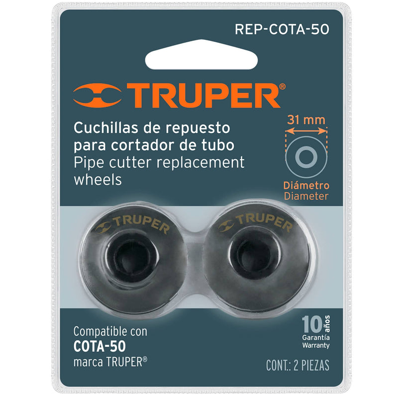 Cuchilla De Repuesto Para Corta Tubo De 2" ( 50Mm ) ( Cobre Y Aluminio ) Ref. 12864 Marca Truper