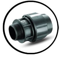 ADAPTADOR MACHO DE POLIETILENO PE 90 MM X 3" PARA RIEGO REF. CP90AM3 MARCA UNITECA