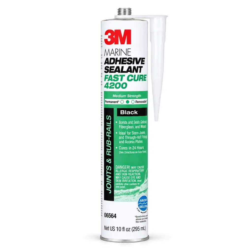 ADHESIVO / SELLADOR MARINO SEALANT CURADO RAPIDO 4200FC WHITE 295 ML MARCA 3M
