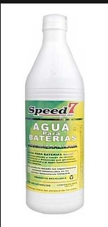 AGUA PARA BATERIA DESMINERALIZADA 750 CM3 REF. 001531 MARCA SPEED7