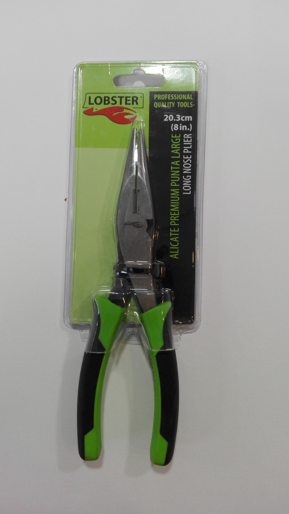 ALICATE PREMIUM PUNTA LARGA 8" 20.3 CM REF. 137539 MARCA LOBSTER