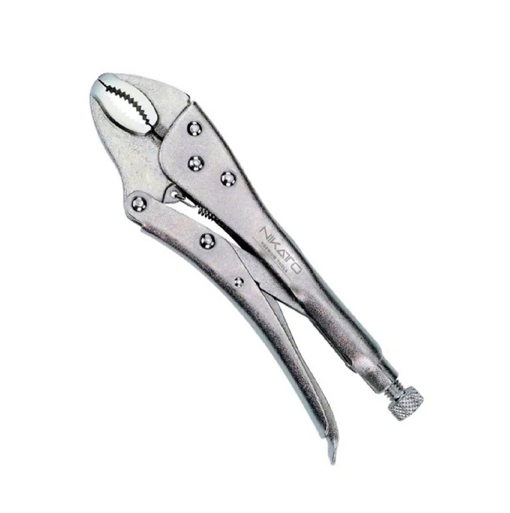 ALICATE DE PRESION 10" PLOMERO MANDIBULA CURVA MOD. 10CR REF. NIK-10-045 MARCA NIKATTO