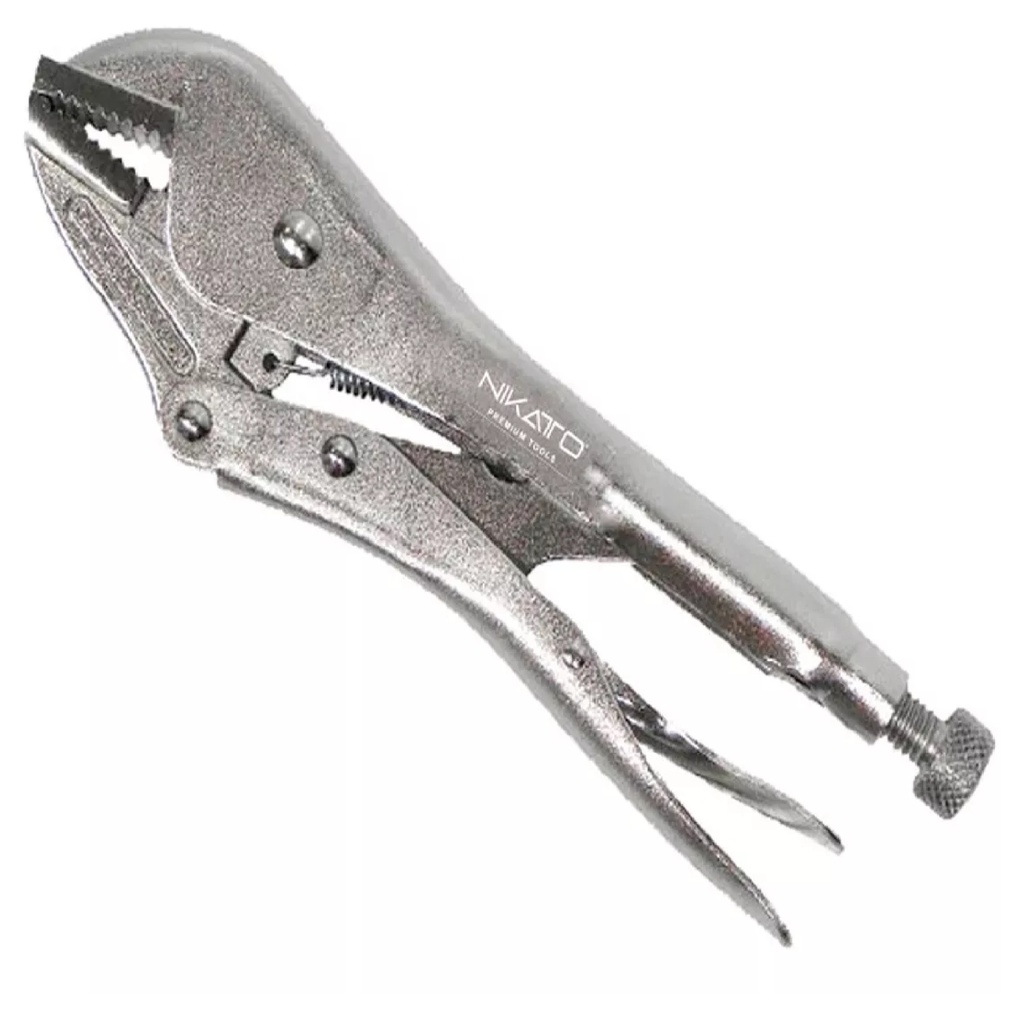 ALICATE DE PRESION 7" PLOMERO MANDIBULA RECTA REF. NIK-10-046 MARCA NIKATTO
