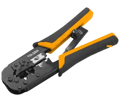 ALICATE DE TRINQUETE / CRIMPEADORA / PONCHADORA DE 7,3" ACERO AL CARBONO REF. 38054 MARCA TOLSEN