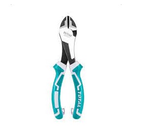 ALICATE CORTE DIAGONAL 7" X 180 MM INDUSTRIAL P/ TRABAJO PESADO CR-V REF. THT27716S TOTAL TOOLS