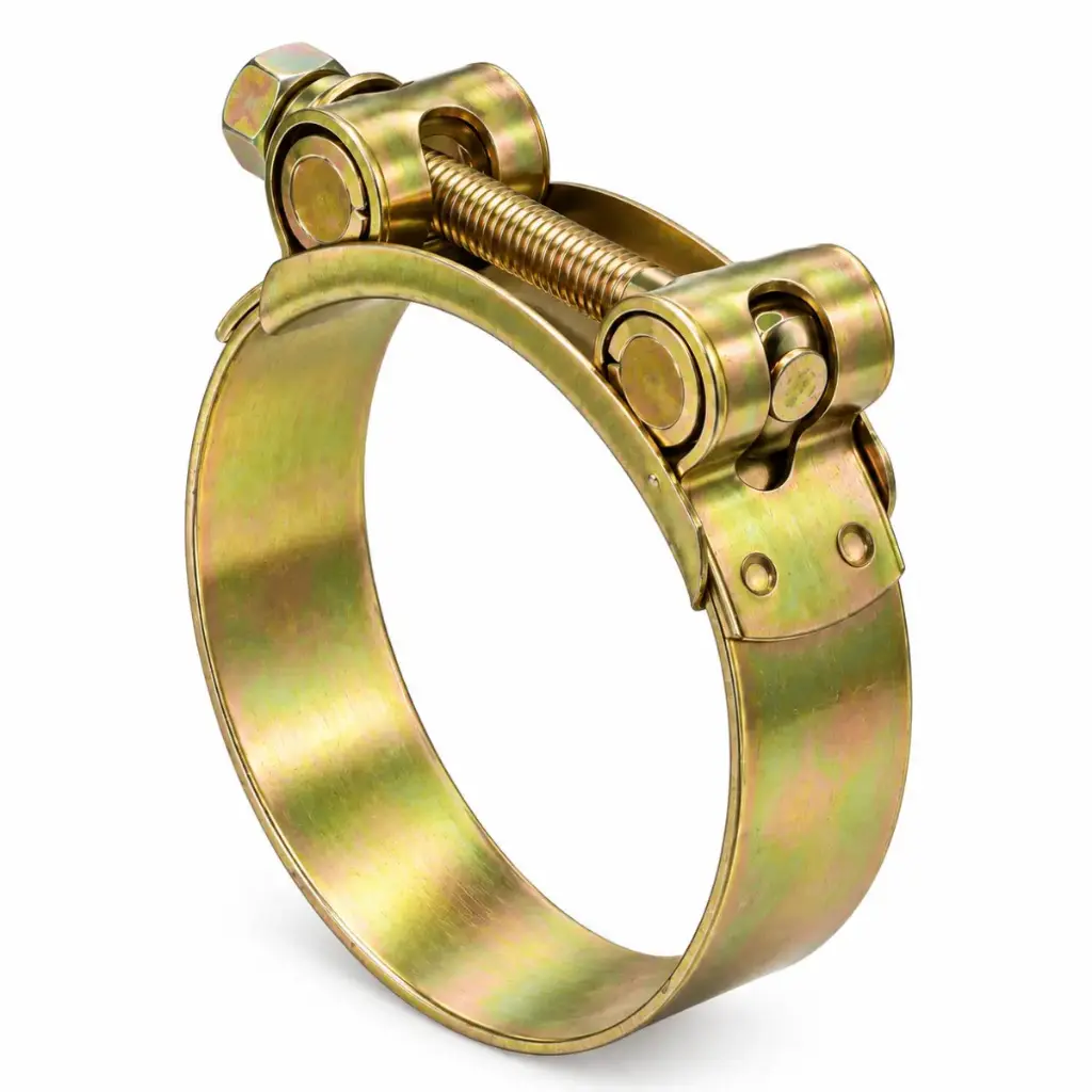 ABRAZADERA DE ACERO INOXIDABLE LISA PESADA (40MM A 43MM) C/TORNILLO UNIDAD REF. AEF4043 HJ