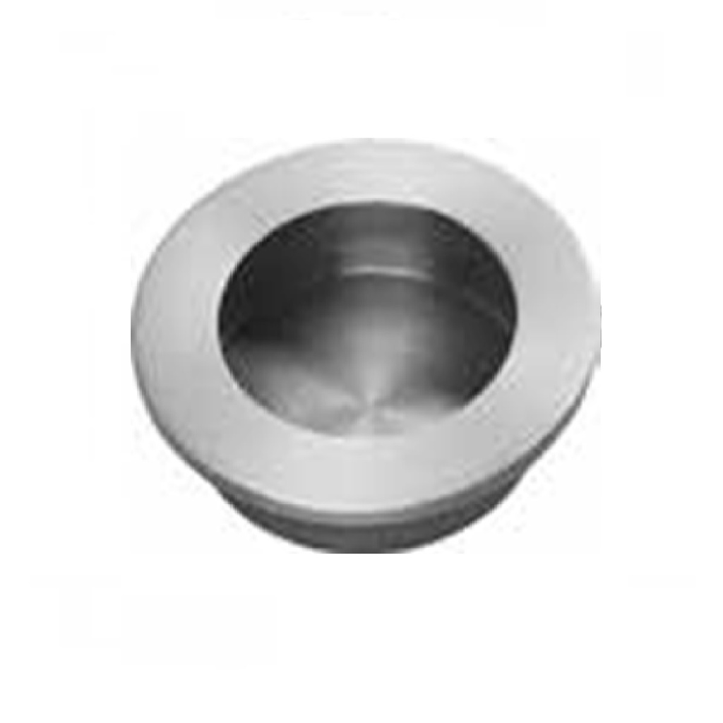 AGARRADOR / TIRADOR FIJA 6,5X4X1,6 CM EMPOTRABLE ACERO INOX. DELTA REF. 14.400.1040 QUALITY METAL