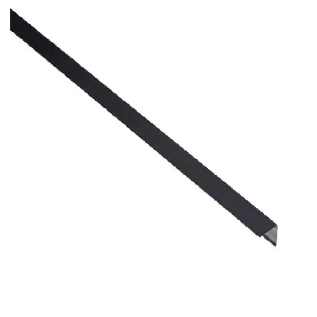 ANGULO / ESQUINERO 3 MTS PARA WALL PANEL COLOR BLACK / NEGRO REF. 134-4B MARCA NANUM LIGHT
