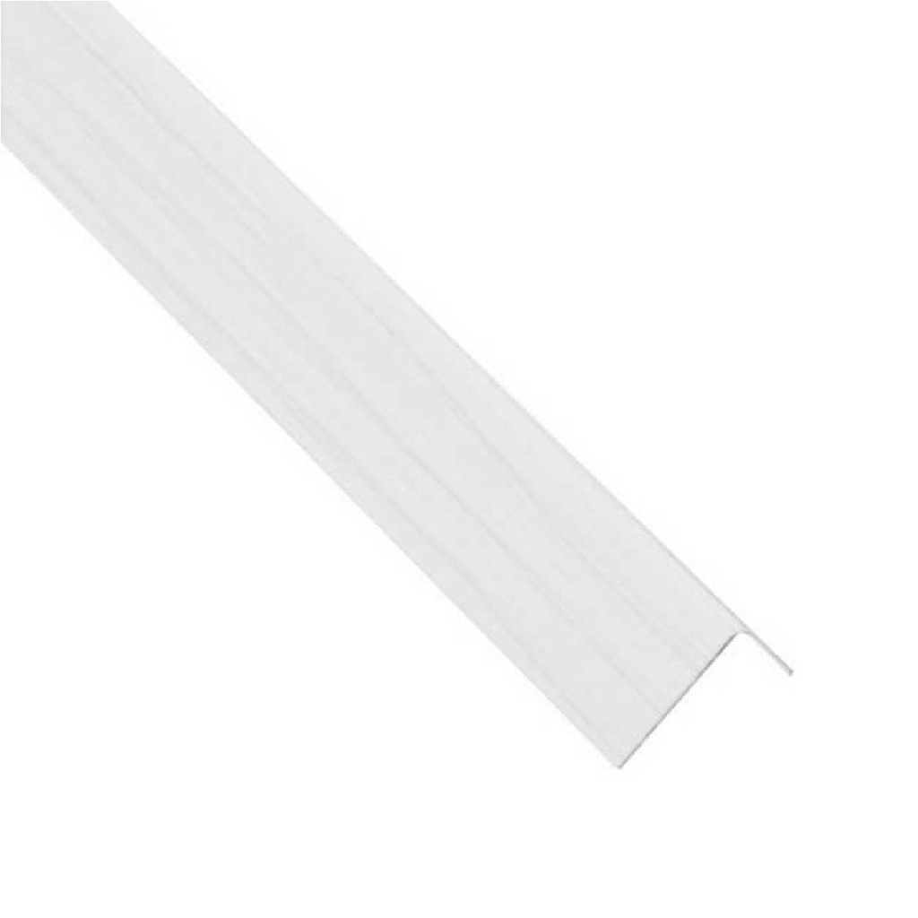 ANGULO / ESQUINERO 3 MTS PARA WALL PANEL COLOR WHITE / BLANCO REF. 134-4W MARCA NANUM LIGHT