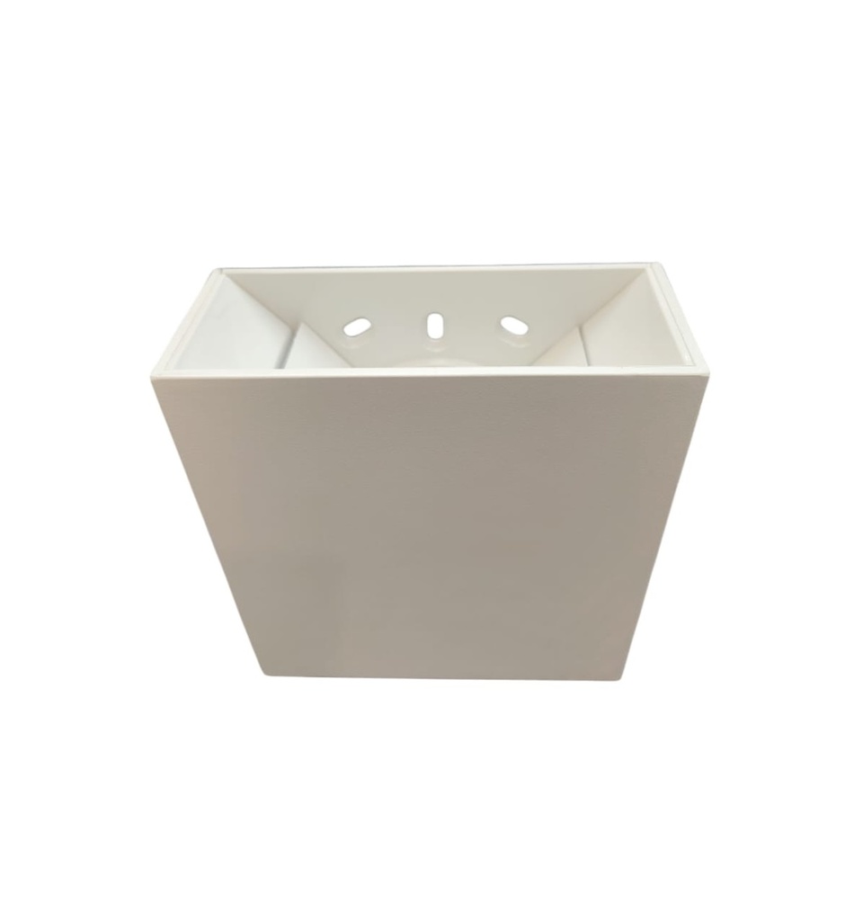 APLIQUE INTEGRADO DE PARED 2 W 3000K 12 X 12 X 5 CM 120V IP65 UP AND DOWN BLANCO REF LUM-1406 LUMIND