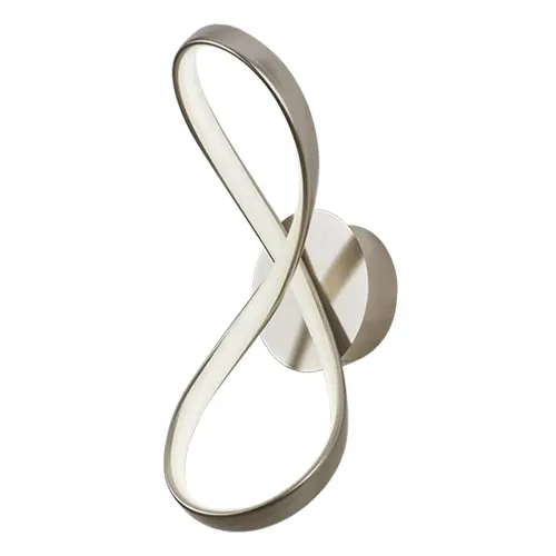 APLIQUE PARED 12 W 110-260V 3 TONOS 3CCT CONTROL POR INTERRUP. C/ NICKEL REF S-06A1-NI LUCERNA