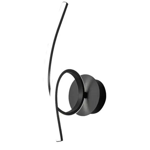 APLIQUE PARED 12 W 110-260V 3 TONOS 3CCT CONTROL POR INTERRUPTOR C/ NEGRO REF S-PACIFIC-A-N LUCERNA