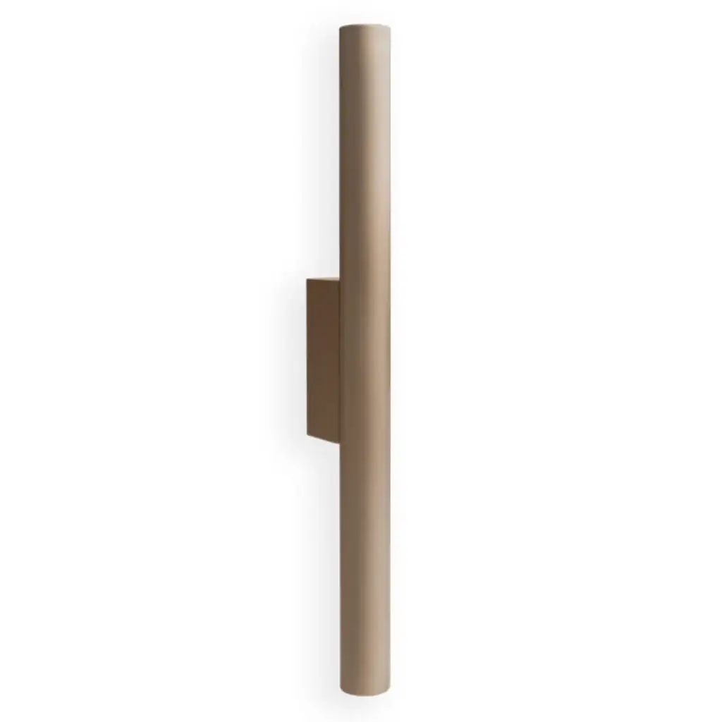 APLIQUE PARED INTEGRADO 3000 K 6 W X 2 CILINDRO 40 CM X 3 CM UP&DOWN C/ CAFE REF LUM-1525 LUMIND