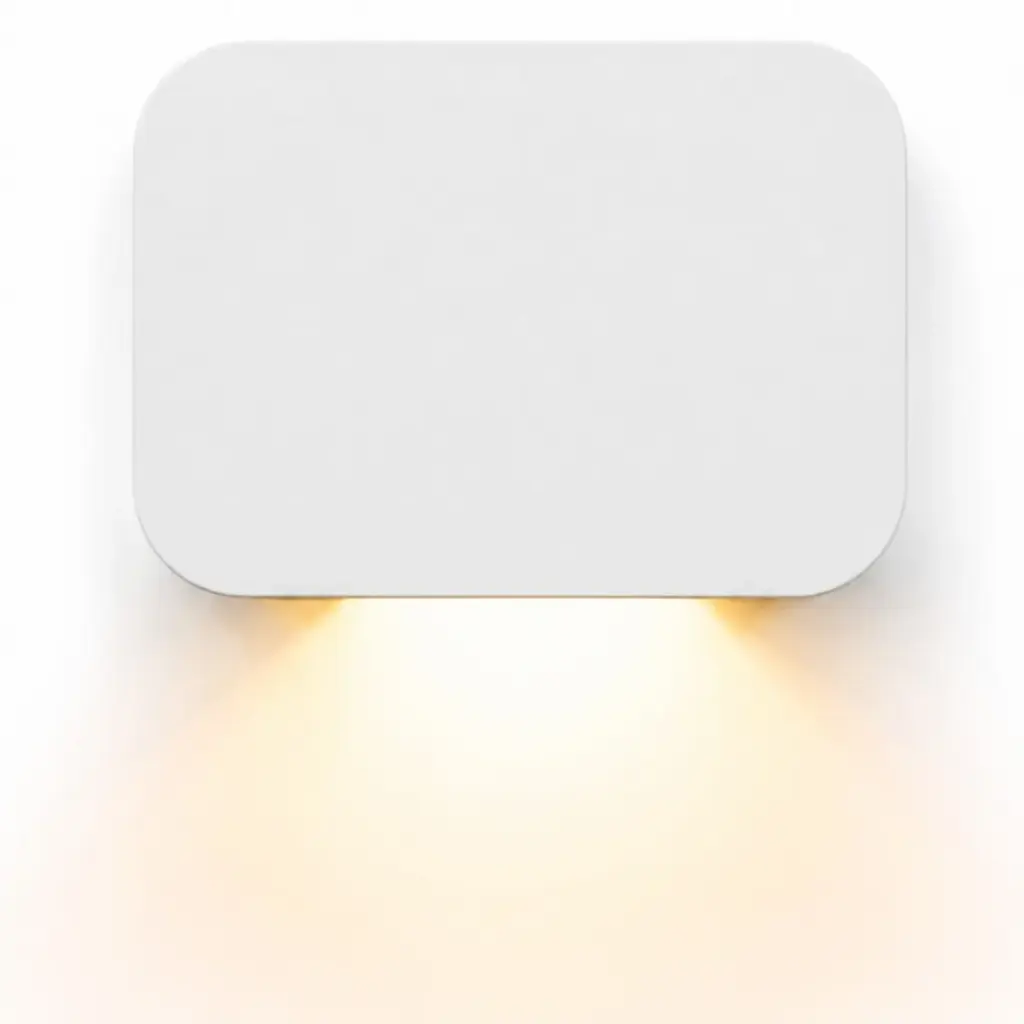 APLIQUE PARED LED INTEGRADO 1 W 3000 K IP65 LUZ STEP COLOR BLANCO REF. LUM-1401 MARCA LUMIND