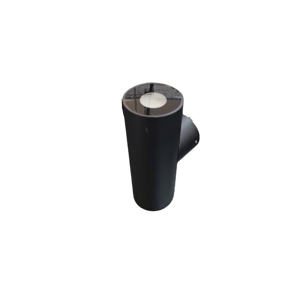 APLIQUE PARED LED INTEGRADO CILINDRO UP & DOWN 2 X 3 W 3000K 100-240V IP65 NEGRO REF LUM-1333 LUMIND
