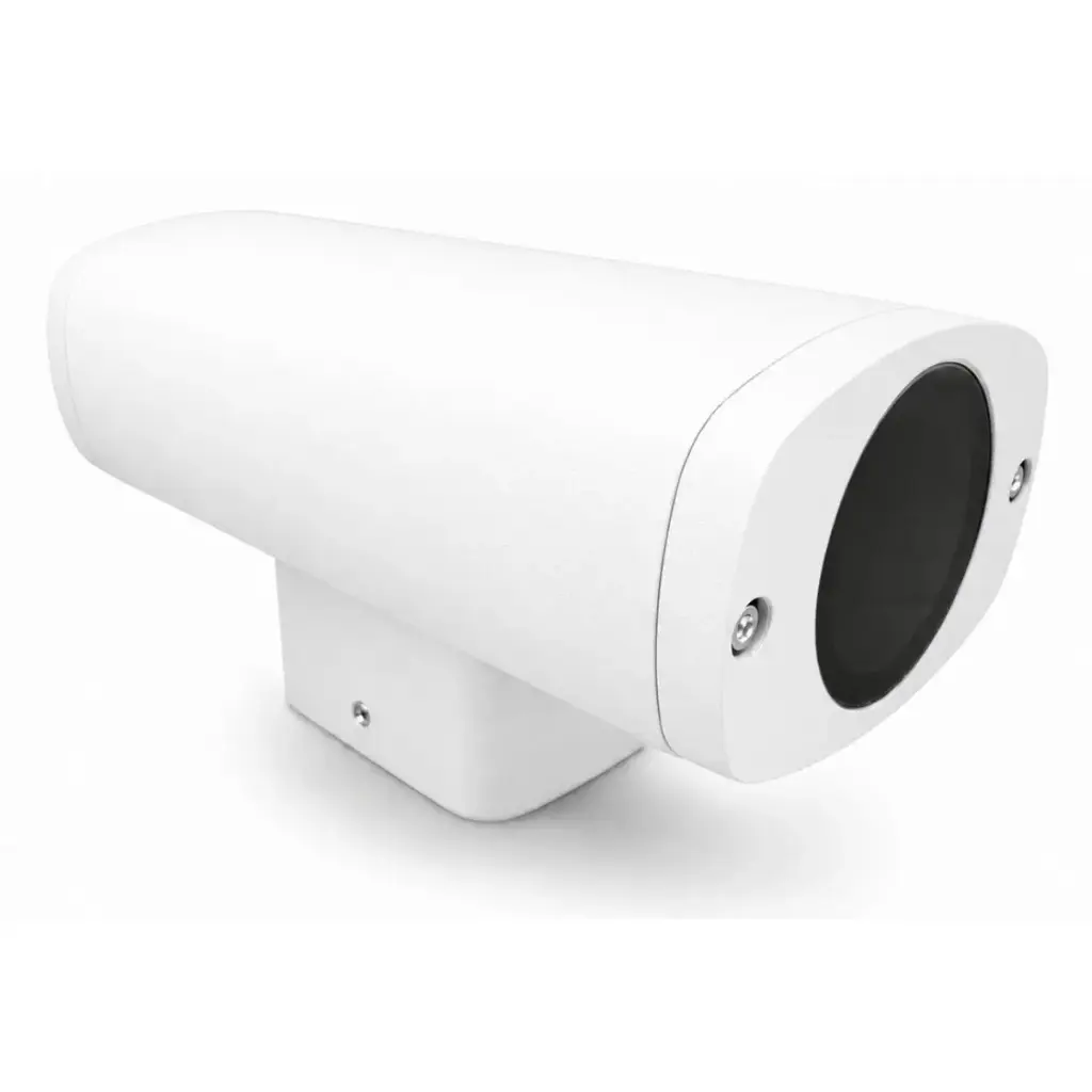 APLIQUE PARED PARA DICROICO GU10 2 X 25W IP54 CILINDRO P/ EXTERIOR BLANCO REF. LUM-1463 MARCA LUMIND
