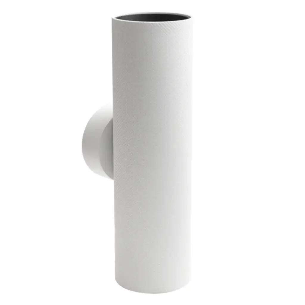 APLIQUE PARED PARA DICROICO GU10 X 2 CILINDRO 200MM UP&DOWN COLOR BLANCO REF. LUM-1522 LUMIND