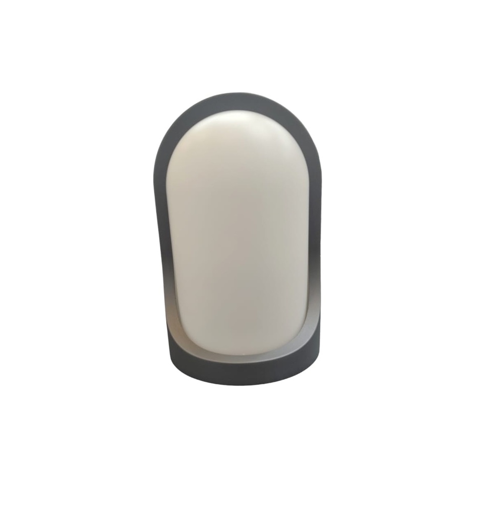 APLIQUE PARED PARA E27 15 W IP44 100-240V PARA EXTERIORES COLOR GRIS REF. LUM-1467 MARCA LUMIND