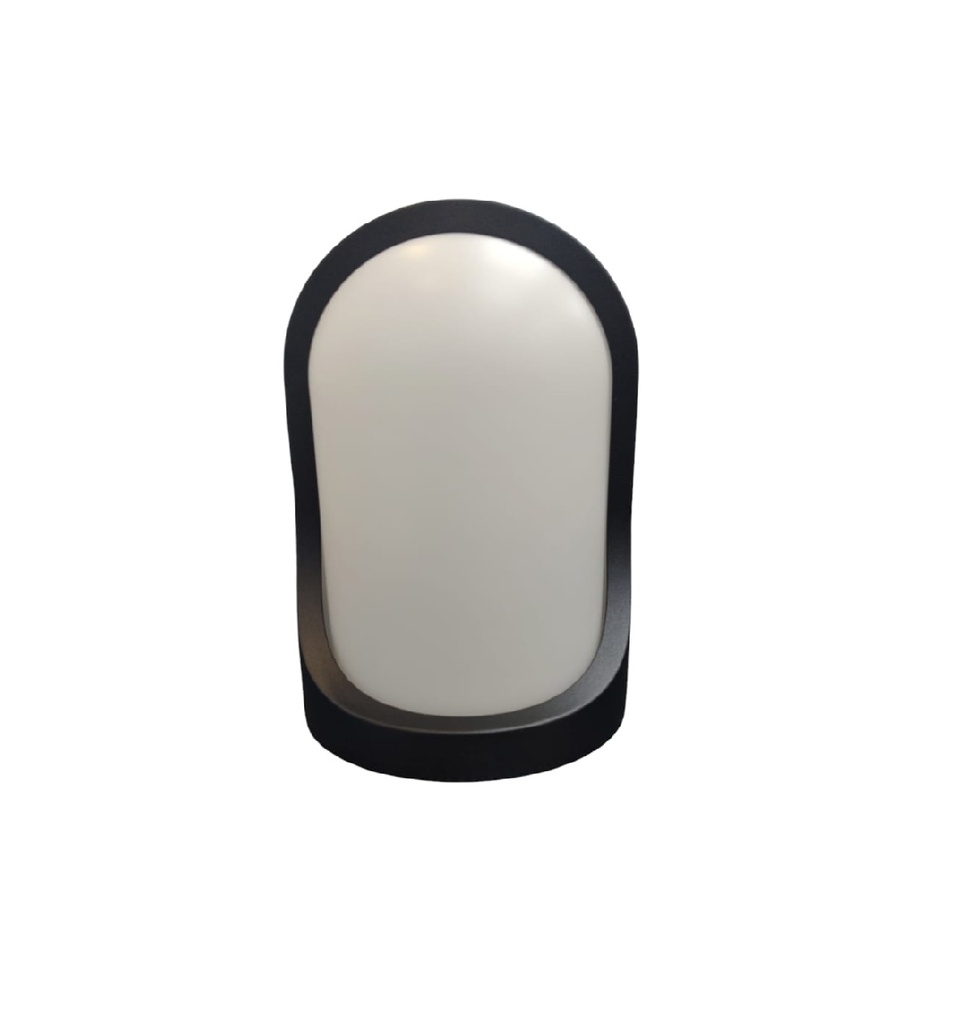 APLIQUE PARED PARA E27 15 W IP44 100-240V PARA EXTERIORES COLOR NEGRO REF. LUM-1466 MARCA LUMIND