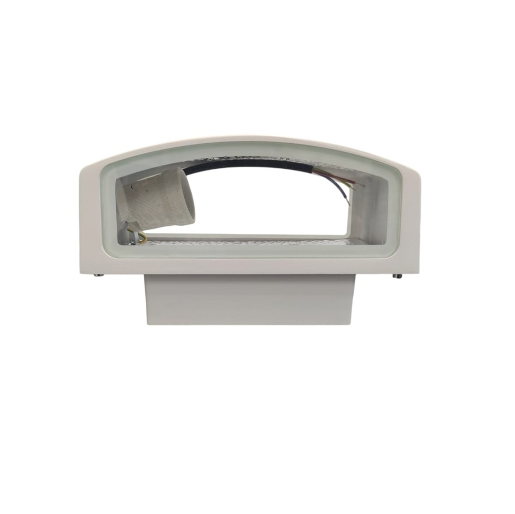 APLIQUE PARED PARA E27 35 W MAX IP54 100-240V PARA EXTERIORES C/ BLANCO REF. LUM-1161 MARCA LUMIND