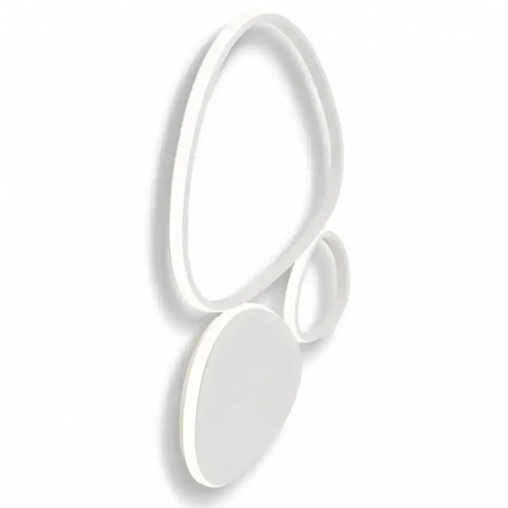 APLIQUE TECHO/PARED MENHIR 48W 3 TONOS 110-260V CONTROL P/ INTERR. C/BLANCO REF S-MENHIR-T-B LUCERNA