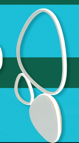 APLIQUE TECHO/PARED MENHIR 48W 3 TONOS 110-260V CONTROL P/ INTERR. C/BLANCO REF S-MENHIR-T-B LUCERNA