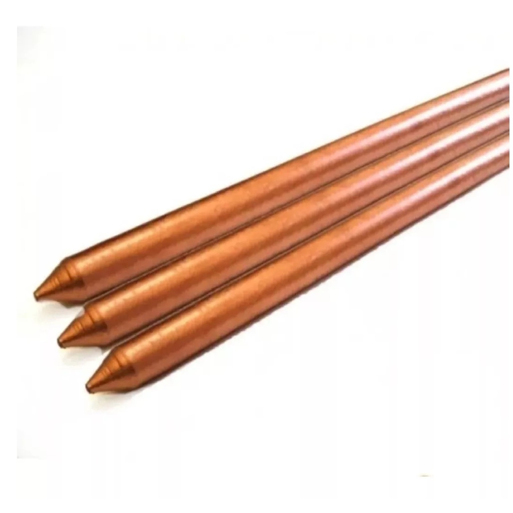 BARRA COOPERWELD 2,40 MTS ESPESOR 14,2 MM C/ RECUBRIMIENTO COBRE S/CONECTOR REF. BW120 SAMG ELECTRIC