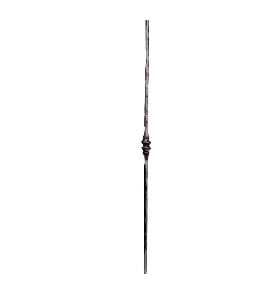 BARROTE ORNAMENTAL 12 X 90 MM HIERRO REF. 500/1 MARCA FORJAS ORNAMENTALES
