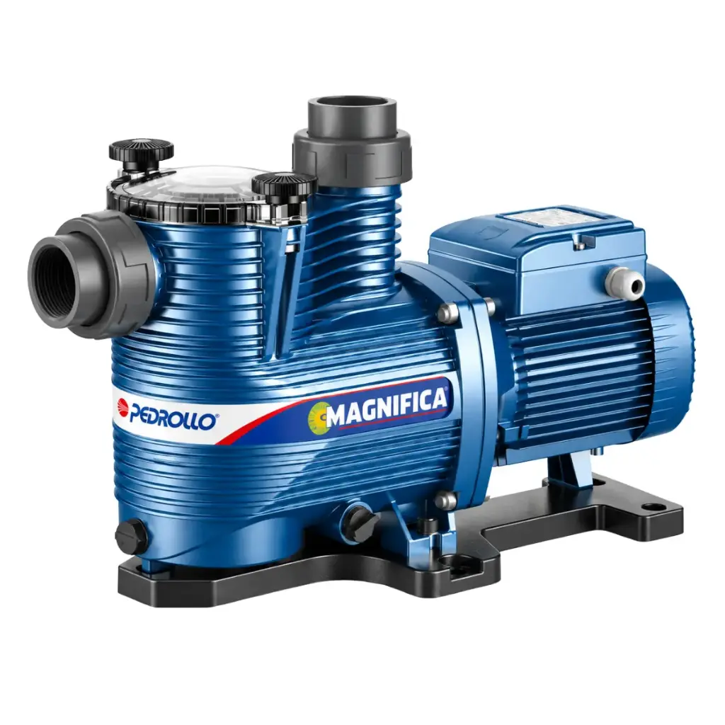 BOMBA PISCINA MAGNIFICA 4M 2 HP 2" X 2" 220 V 600 LTS/MIN REF. 43MA041P1C / 60MG4M2HP MARCA PEDROLLO