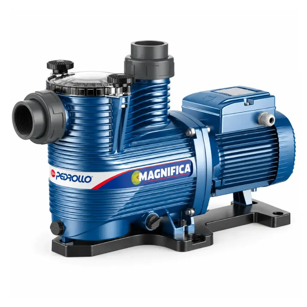 BOMBA PISCINA MAGNIFICA 4M 2 HP 2" X 2" 220 V 600 LTS/MIN REF. 43MA041P1C / 60MG4M2HP MARCA PEDROLLO