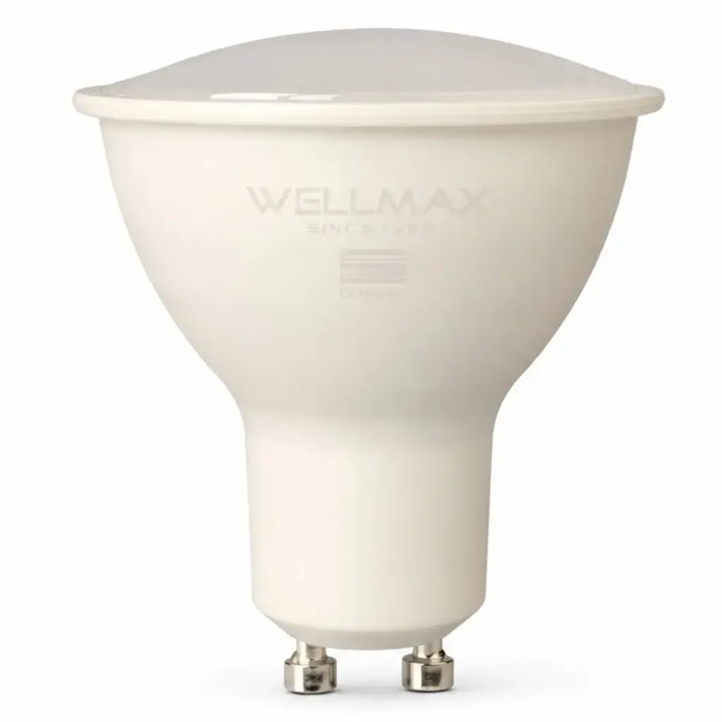 BOMBILLO DICROICO LED GU10 5 W 3000 K 450 LM 50 - 60 HZ AC 100 -240 V REF. 210619 / 096105 WELLMAX