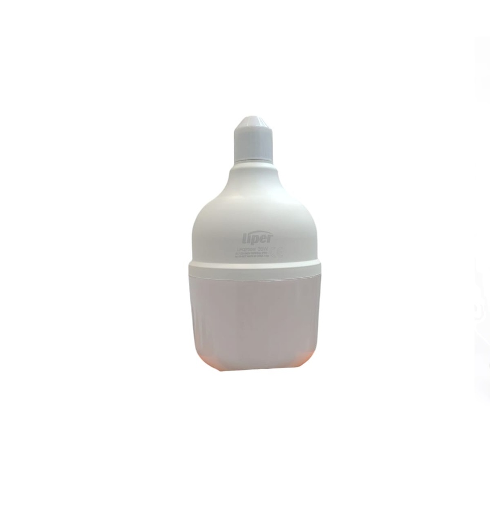 BOMBILLO LED BULBO E27 30 W 6500K 100-240V IP20 REF. LPQP-30W / 730622 MARCA LIPER