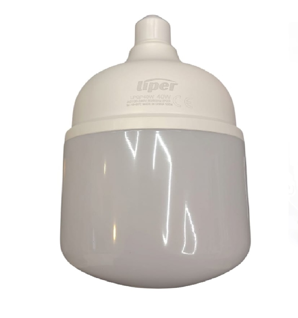 BOMBILLO LED BULBO E27 50 W 6500K 100-240V IP20 REF. LPQP-50W / 730745 MARCA LIPER