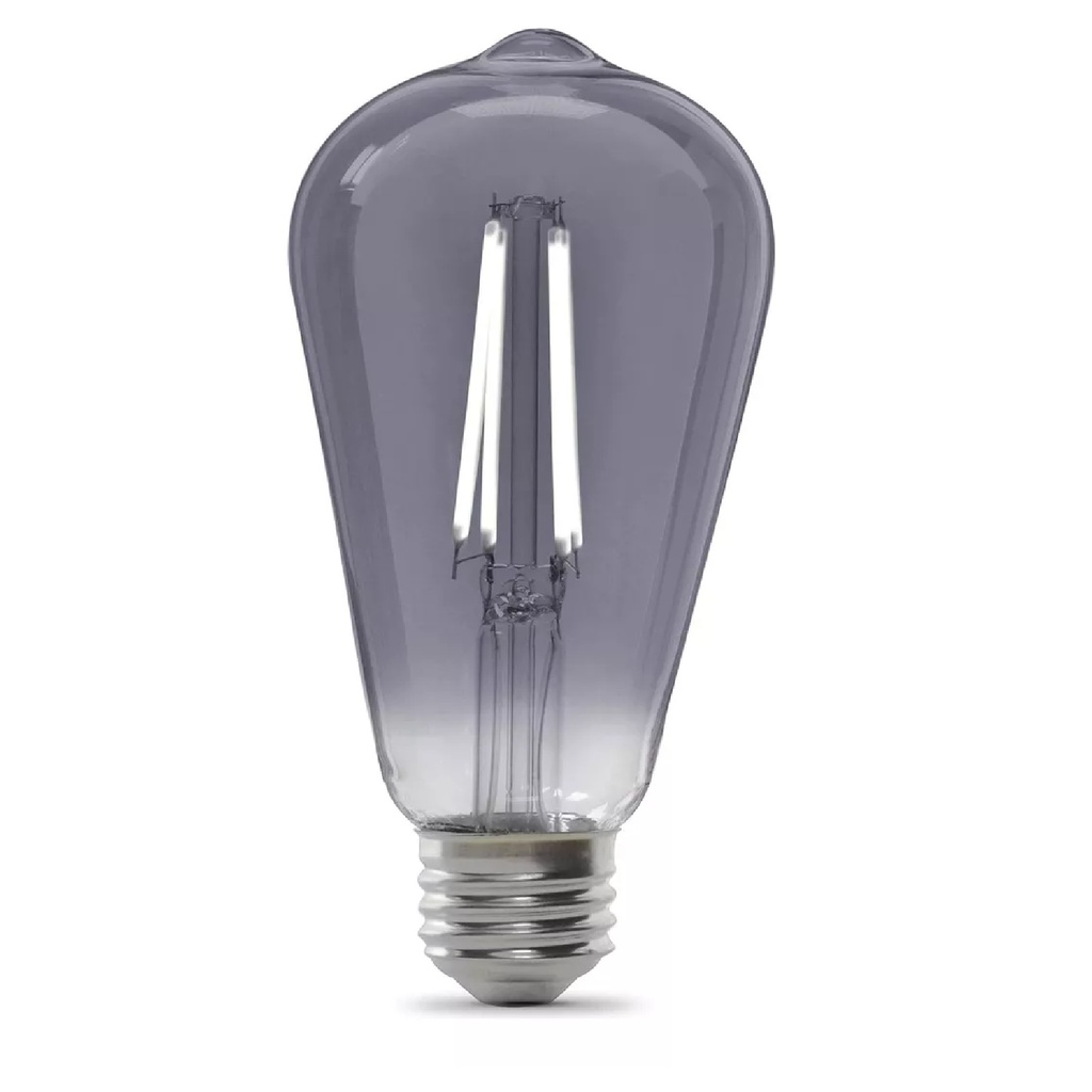 BOMBILLO LED BULBO VINTAGE GRIS FILAMENTO 4 W E 27 2700K 400 LM REF. LED332 / 051501 MARCA LUMISTAR