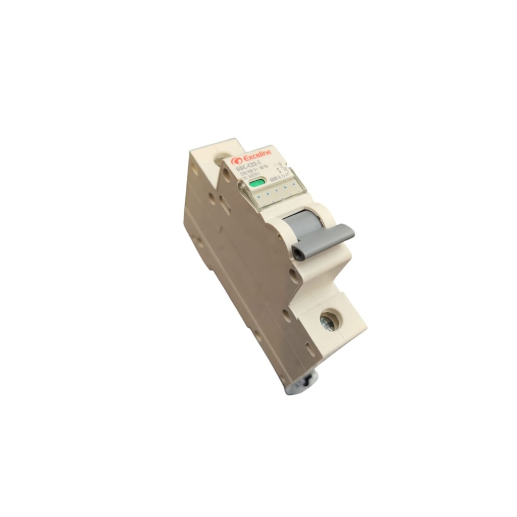 BREAKER TERMOMAGNETICO DE 1 X 63 AMP 230 / 400 V 60 HZ REF. GBC-C63-1 / 008107 MARCA EXCELINE