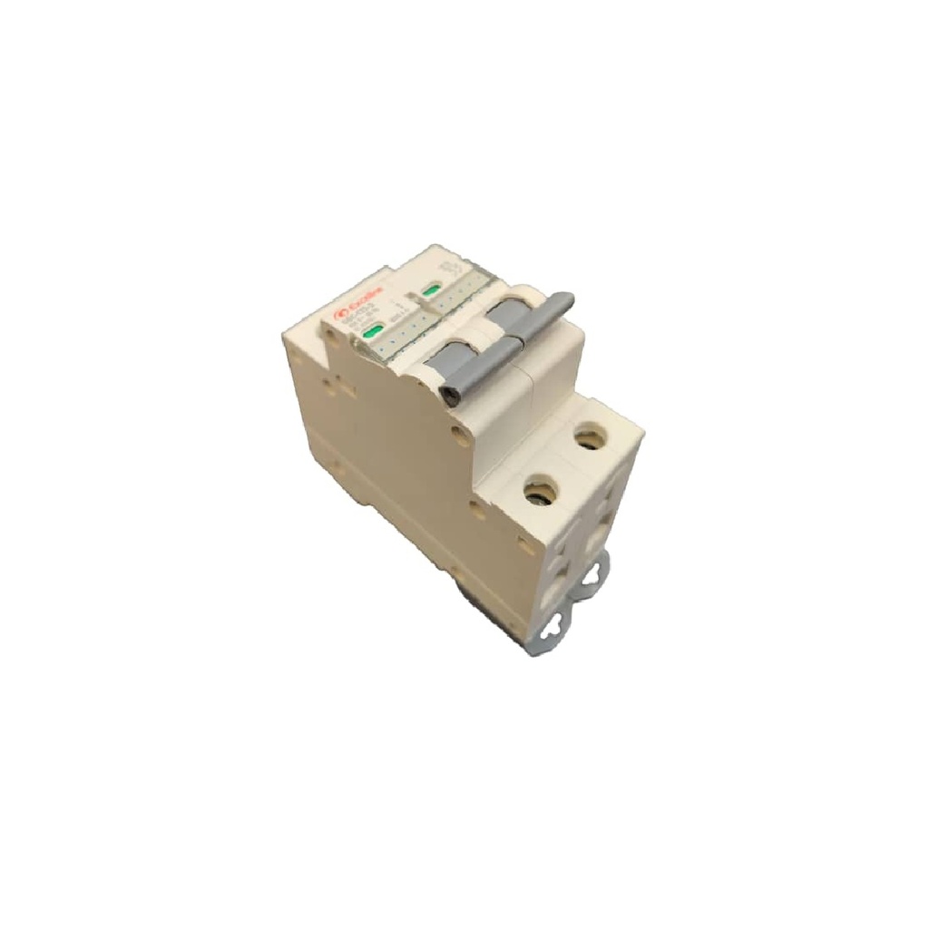 BREAKER TERMOMAGNETICO DE 2 X 50 AMP 400 V 60 HZ REF. GBC-C50-2 / 008213 MARCA EXCELINE