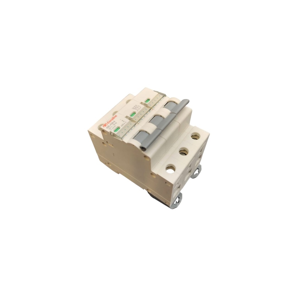 BREAKER TERMOMAGNETICO DE 3 X 10 AMP 400 V 60 HZ REF. GBC-C10-3 / 008275 MARCA EXCELINE