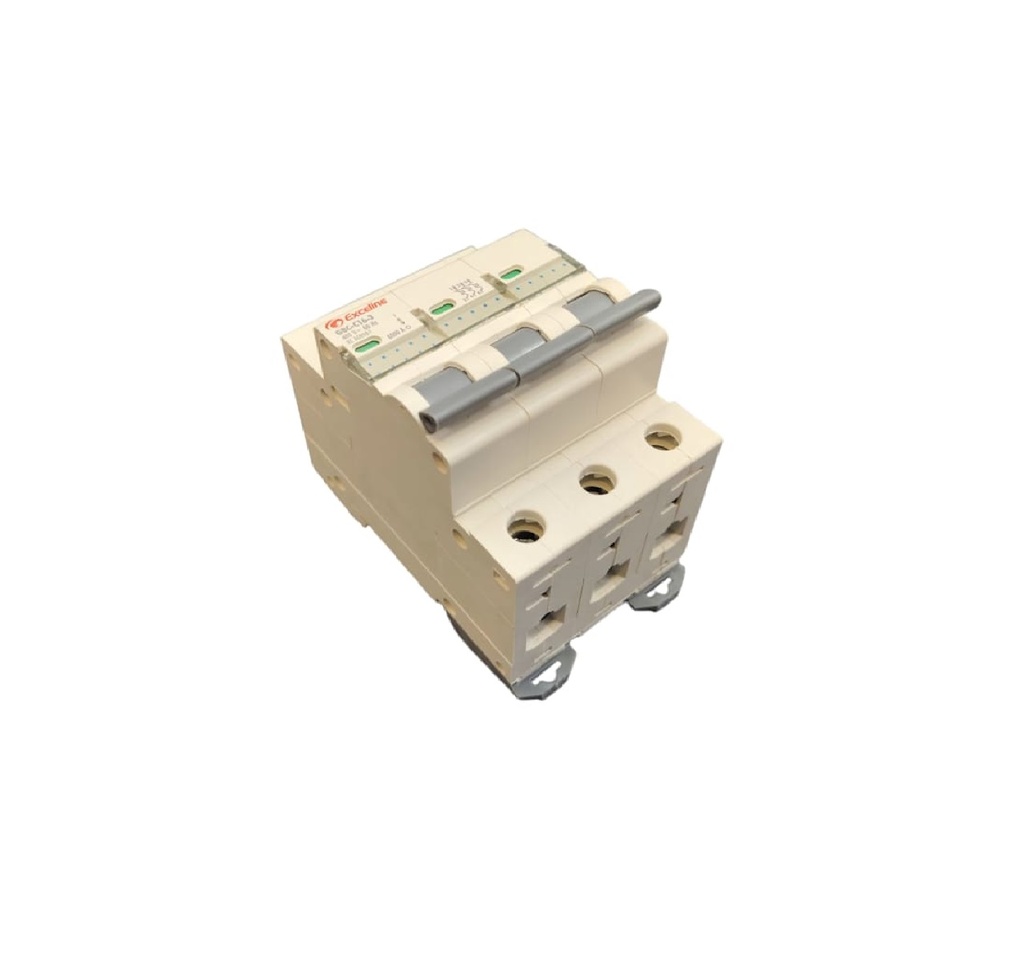 BREAKER TERMOMAGNETICO DE 3 X 16 AMP 400 V 60 HZ REF. GBC-C16-3 / 008282 MARCA EXCELINE