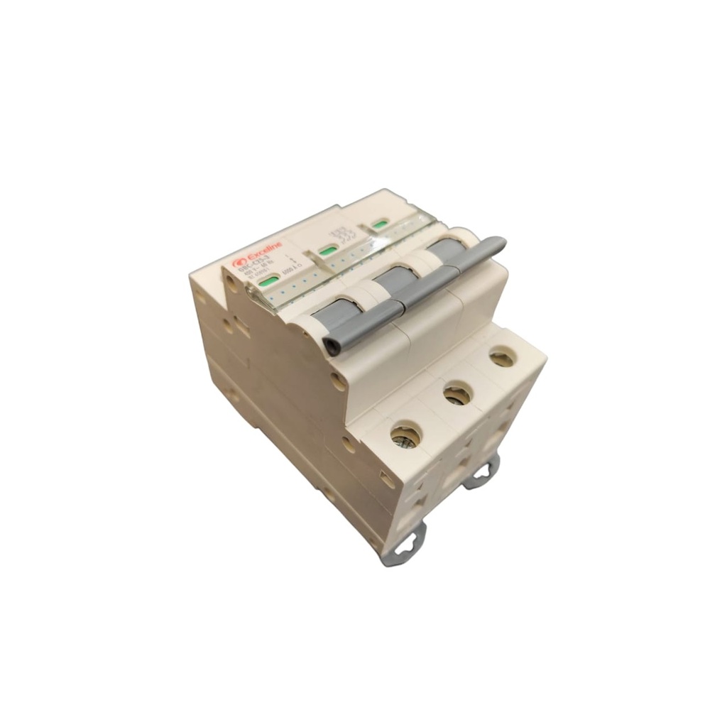 BREAKER TERMOMAGNETICO DE 3 X 20 AMP 400 V 60 HZ REF. GBC-C20-3 / 008299 MARCA EXCELINE