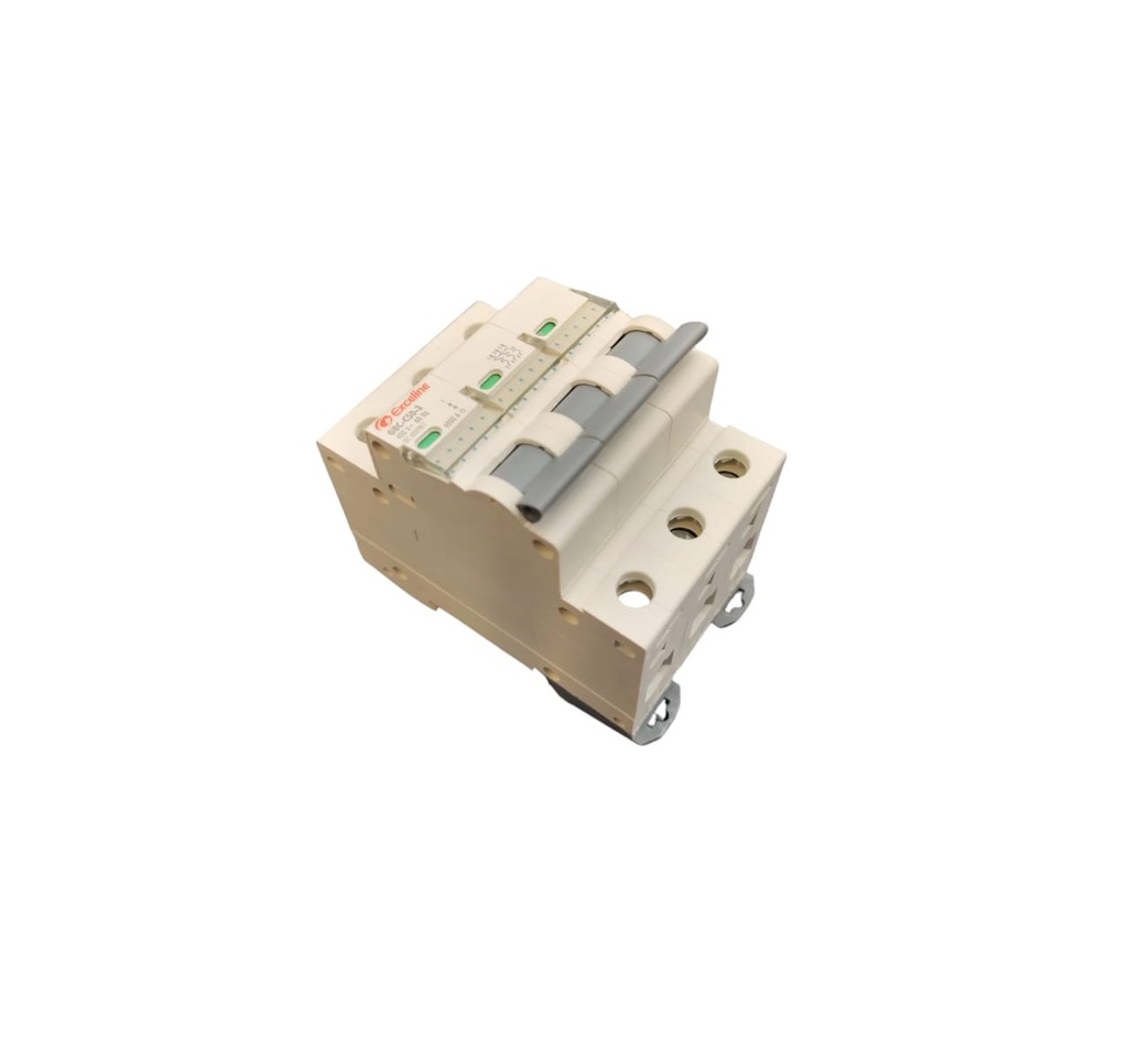 BREAKER TERMOMAGNETICO DE 3 X 50 AMP 400 V 60 HZ REF. GBC-C50-3 / 008336 MARCA EXCELINE