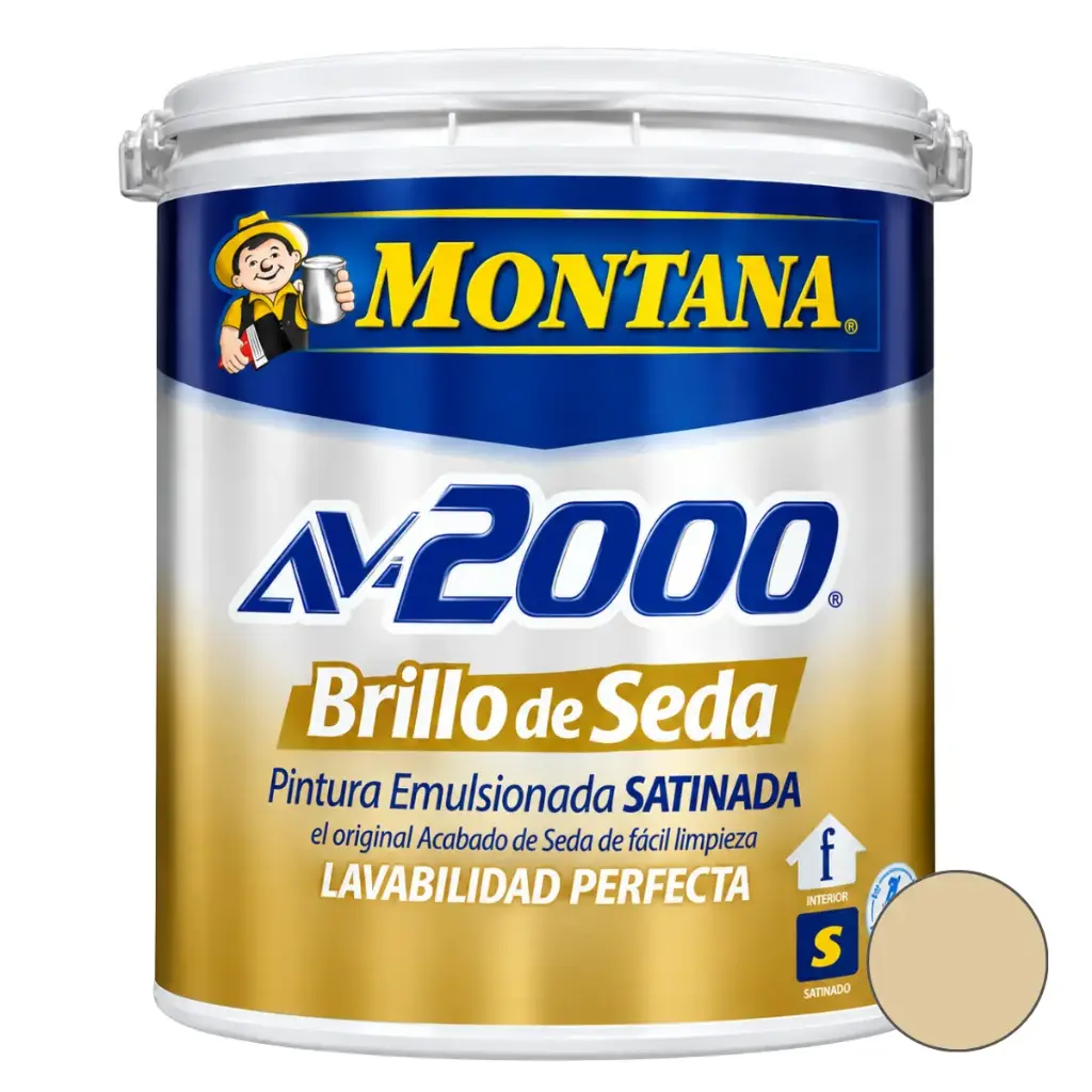BRILLO DE SEDA AV-2000 COLOR OSTRA 1 GL REF. FA0-27110701 MARCA MONTANA