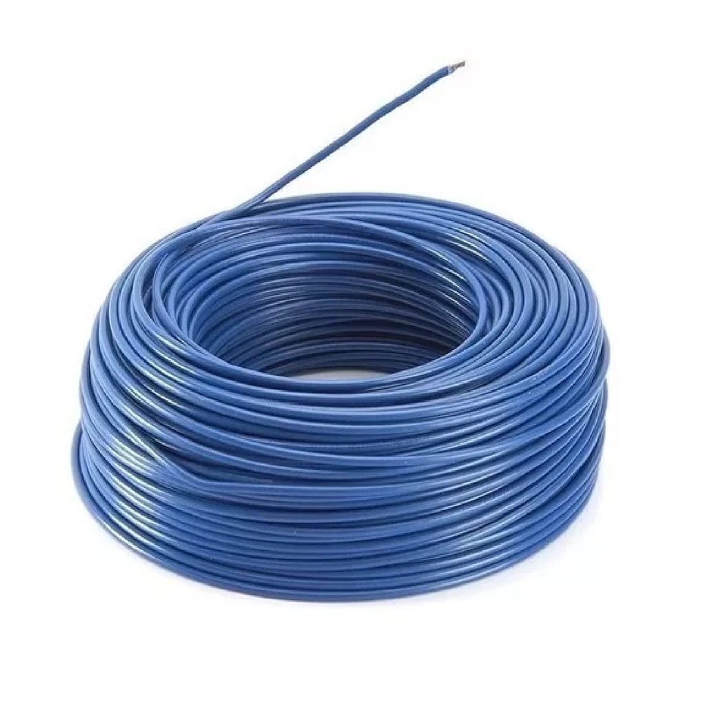 CABLE THHW NRO. 8 AWG 90°C 600V / COLOR AZUL ROLLO 50 MTS MARCA CABLESCA