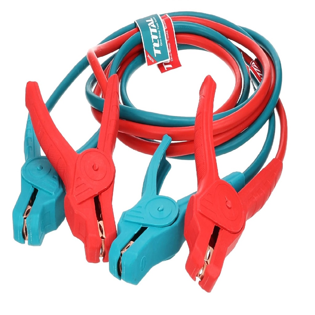 CABLES AUXILIARES DE BATERIA 3 MTS 600 AMP REF. PBCA16008 MARCA TOTAL TOOLS