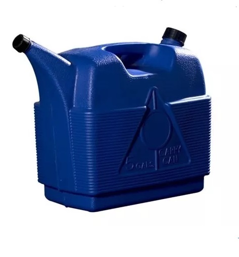 CARBOYA / BIDON AGUA POTABLE CAP. 5 GL / 19 LTS COLOR AZUL MOD.CARRY CAN REF. MJA-005A19C DECOCAR