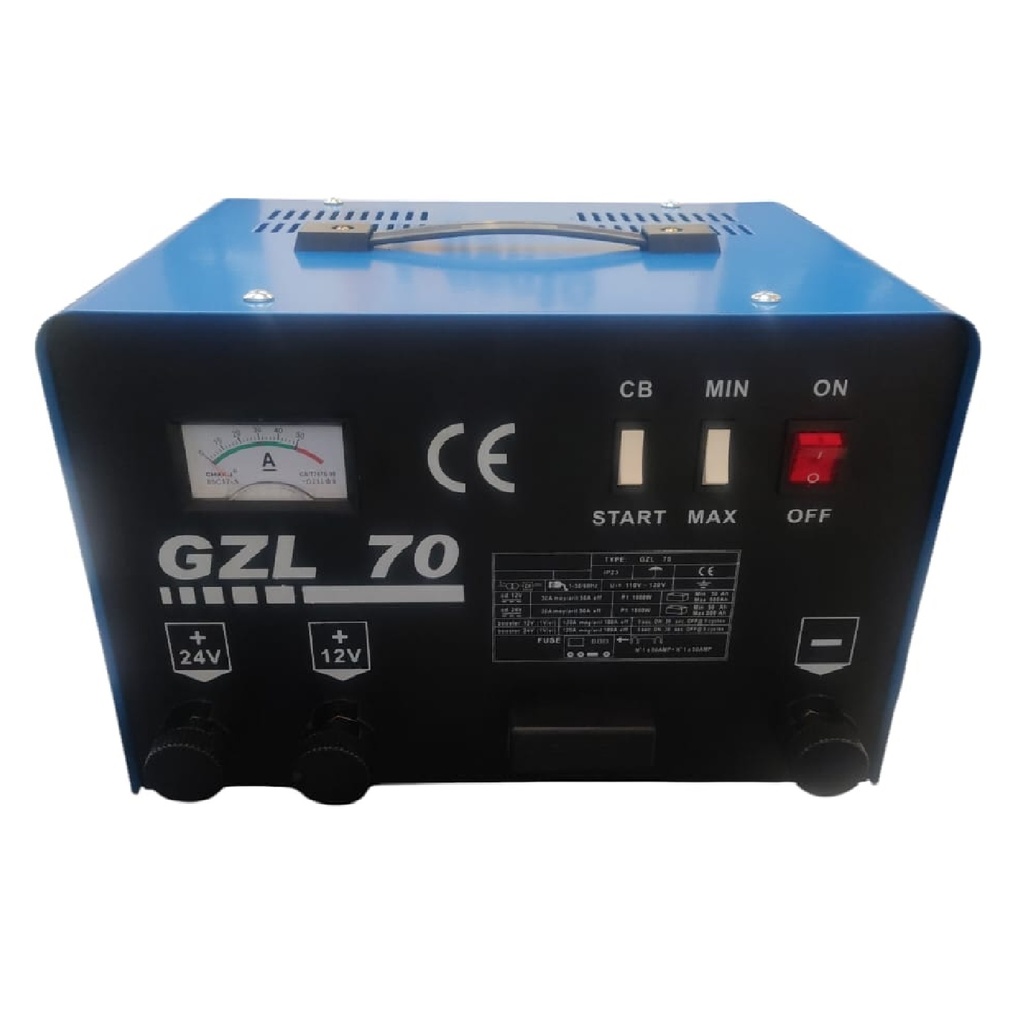 CARGADOR DE BATERIA 12 V / 24 V 120 AMP REF. GZL 70 / 00005091 MARCA EURO AIR